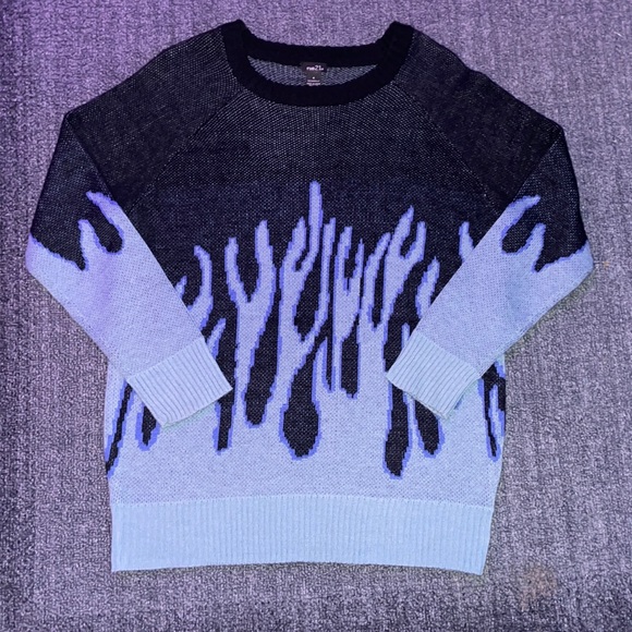 Rue21 Sweaters - blue flame sweater
